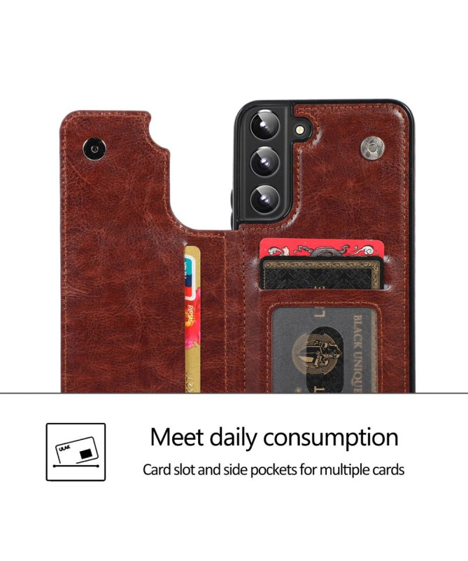 Coque Samsung Galaxy S22 5G Anna simili cuir porte-cartes