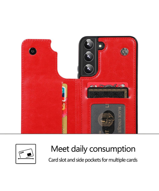 Coque Samsung Galaxy S22 5G Anna simili cuir porte-cartes