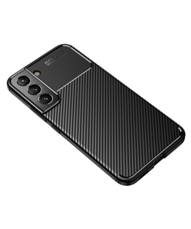 Coque Samsung Galaxy S22 5G style fibre de carbone