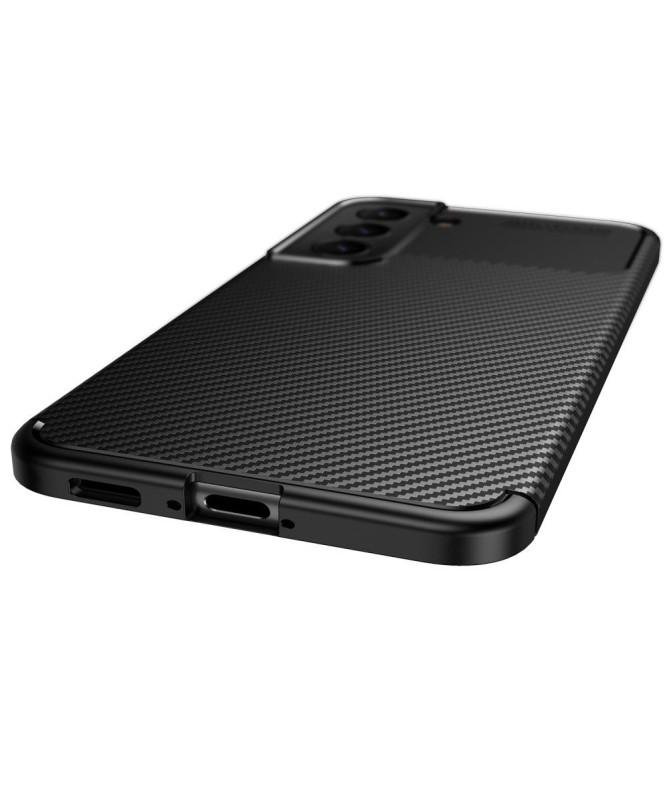 Coque Samsung Galaxy S22 5G style fibre de carbone