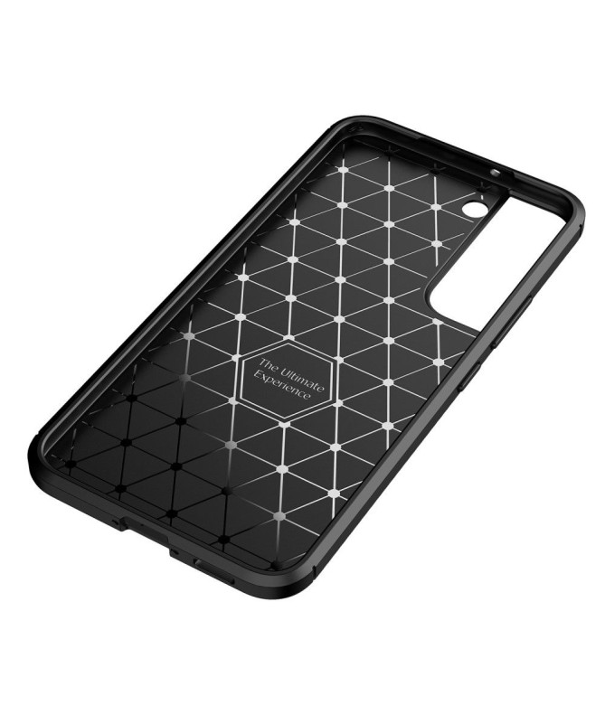 Coque Samsung Galaxy S22 5G style fibre de carbone