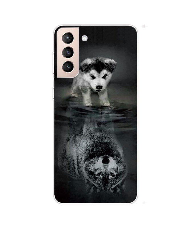 Coque Samsung Galaxy S22 5G Chien et Loup