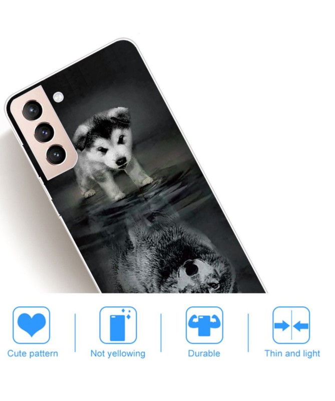 Coque Samsung Galaxy S22 5G Chien et Loup