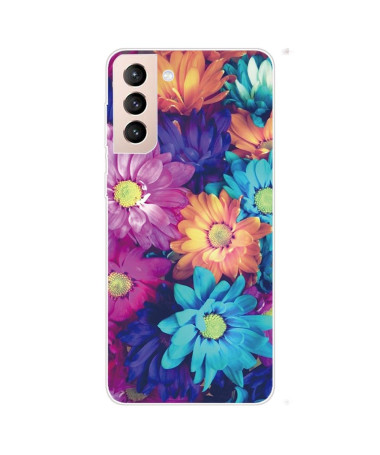 Coque Samsung Galaxy S22 5G Marguerites Colorées