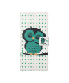 Housse Samsung Galaxy S21 5G Hibou polka dot