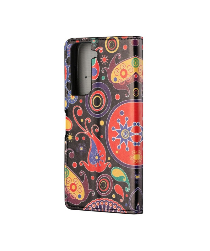 Housse Samsung Galaxy S21 5G Paisley fleur