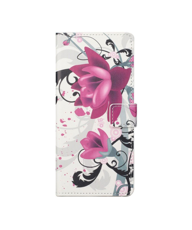 Housse Samsung Galaxy S21 5G Fleurs de lotus