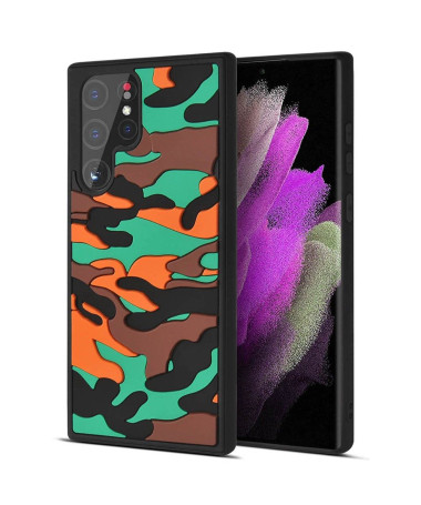 Coque Samsung Galaxy S22 Ultra 5G Rugged Camouflage Militaire