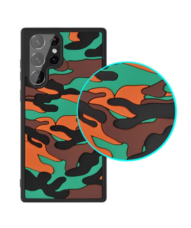 Coque Samsung Galaxy S22 Ultra 5G Rugged Camouflage Militaire