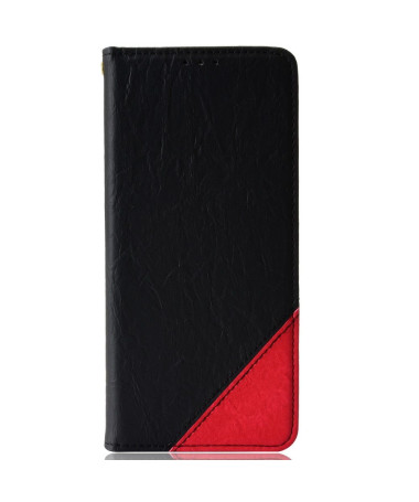 Housse Samsung Galaxy S22 Ultra 5G flip cover simili cuir rétro