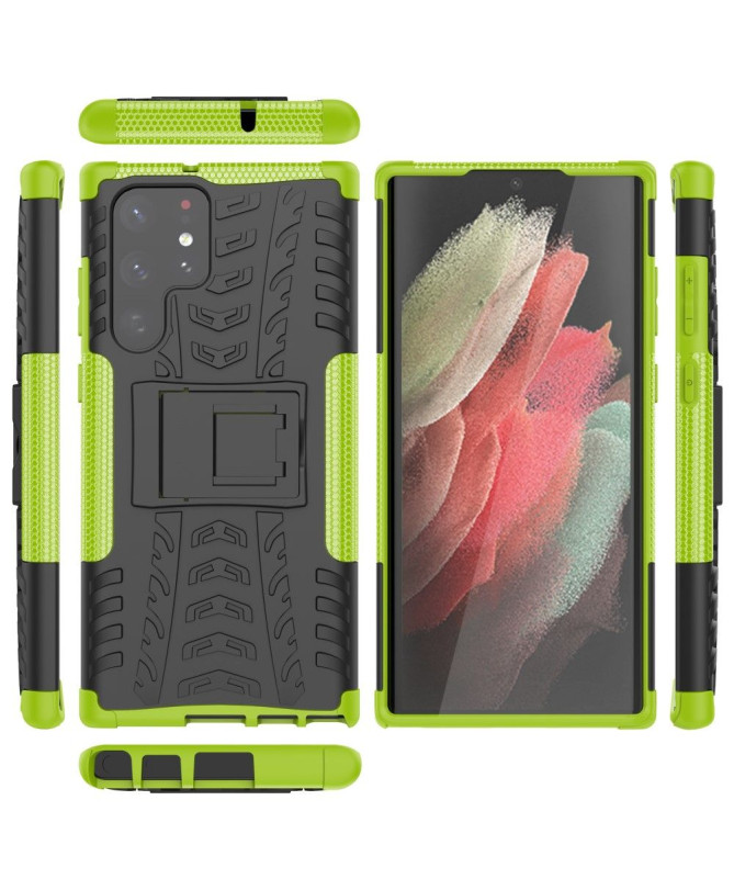 Coque Samsung Galaxy S22 Ultra 5G antidérapante avec support