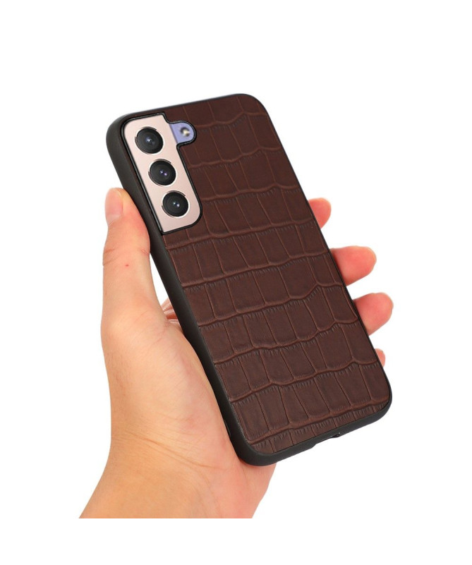 Coque Samsung Galaxy S22 Plus 5G Chic aspect peau de croco