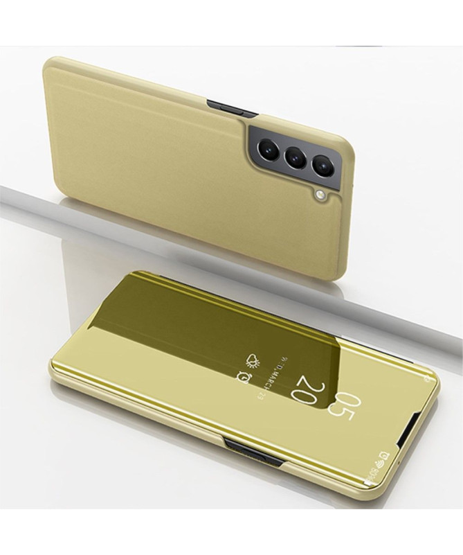 Coque Samsung Galaxy S22 Plus 5G avec rabat effet miroir