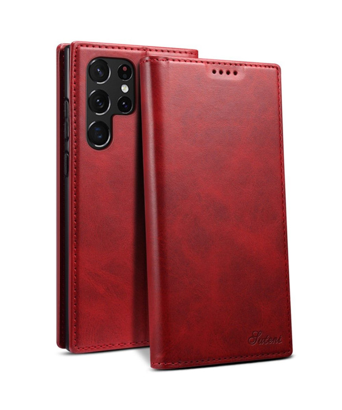 Housse Samsung Galaxy S22 Ultra 5G folio flip style cuir