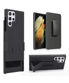 Coque Samsung Galaxy S22 Ultra 5G intégrale avec clip ceinture
