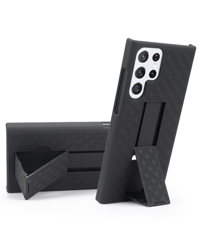 Coque Samsung Galaxy S22 Ultra 5G intégrale avec clip ceinture