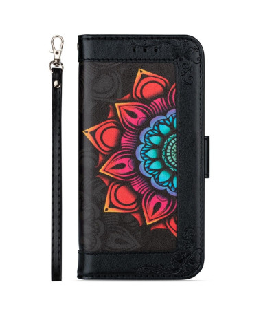 Housse Samsung Galaxy S22 Ultra 5G DAME Mandala Coloré