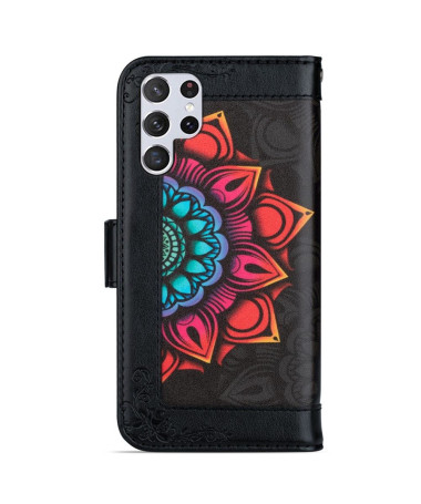 Housse Samsung Galaxy S22 Ultra 5G DAME Mandala Coloré