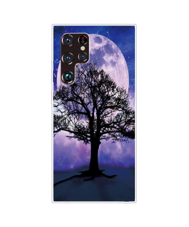 Coque Samsung Galaxy S22 Ultra 5G L'arbre sous la lune