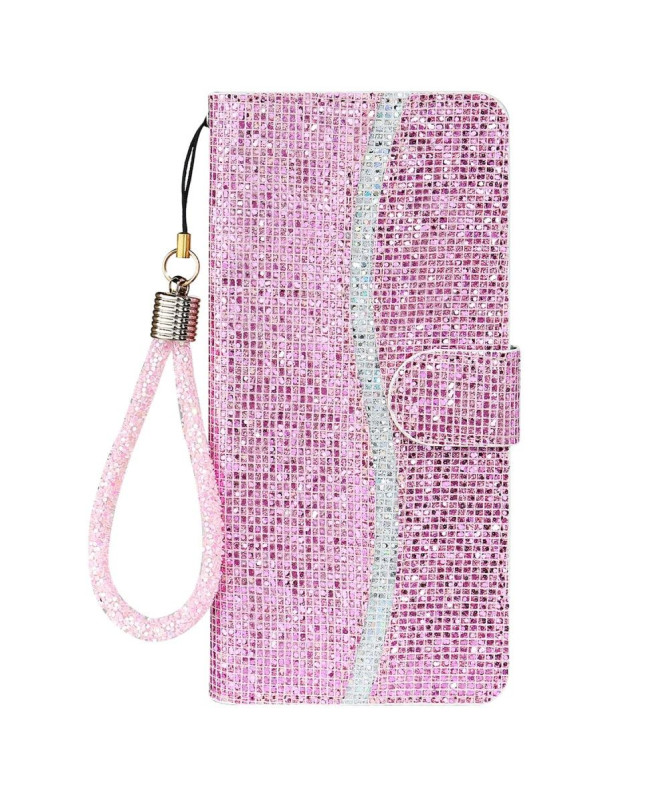 Housse Samsung Galaxy S22 Ultra 5G Glitter Porte Cartes