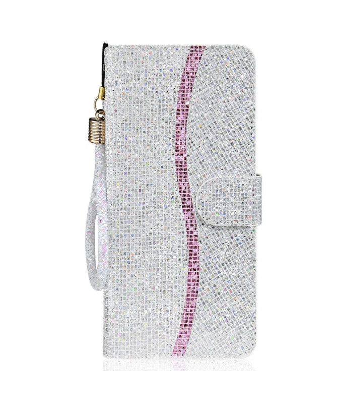 Housse Samsung Galaxy S22 Ultra 5G Glitter Porte Cartes