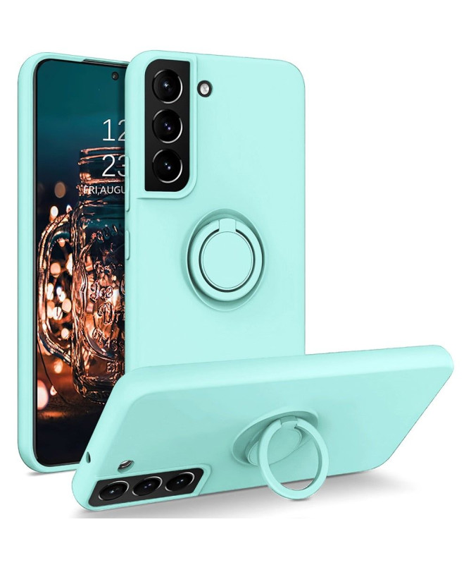 Coque Samsung Galaxy S22 5G Silicone Liquide Ring