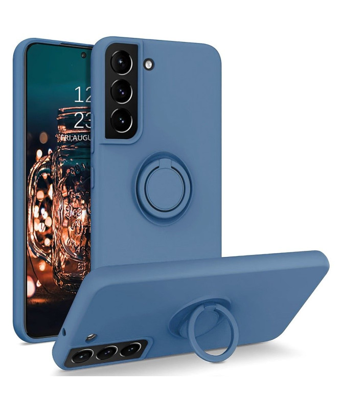 Coque Samsung Galaxy S22 5G Silicone Liquide Ring