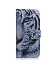 Étui Samsung Galaxy S22 Ultra 5G Tigre Blanc