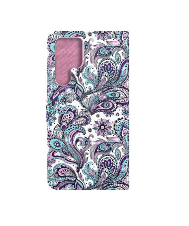 Housse Samsung Galaxy S22 Ultra 5G Paisley Fleur