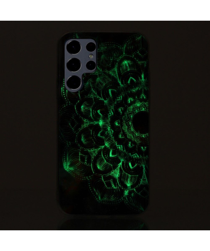 Coque Samsung Galaxy S22 Ultra 5G Luminous Mandala Coloré