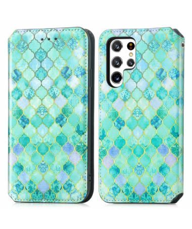 Housse Samsung Galaxy S22 Ultra 5G motif arabesque