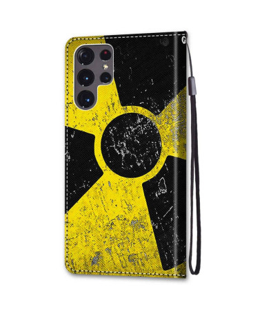 Housse Samsung Galaxy S22 Ultra 5G Symbole Radioactif