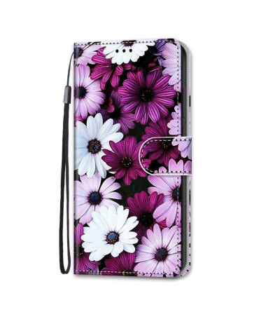 Housse Samsung Galaxy S22 Ultra 5G marguerites colorées