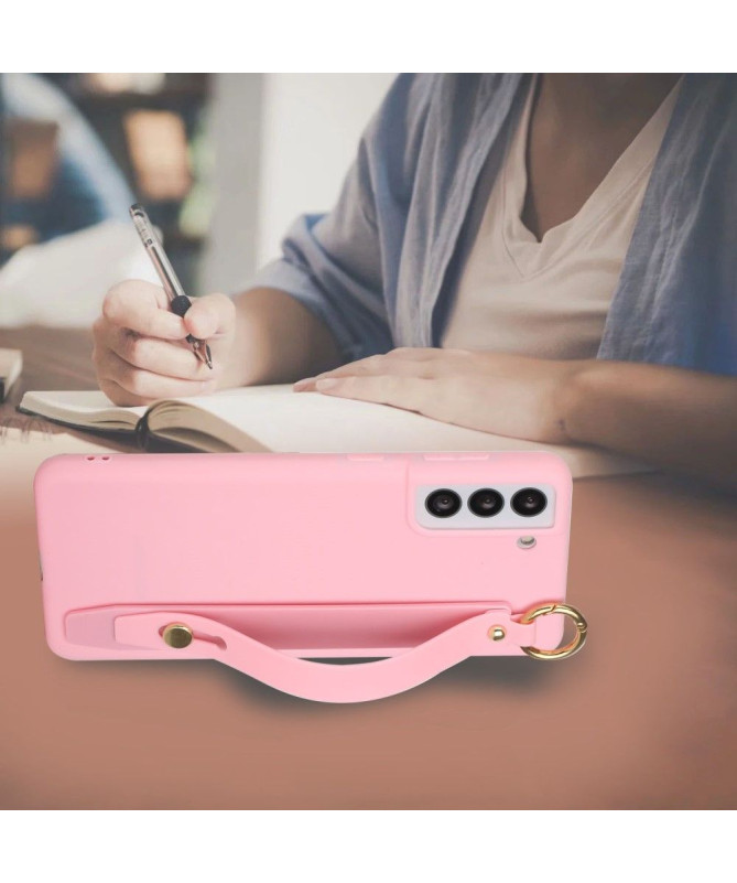 Coque Samsung Galaxy S22 5G Silicone avec anse