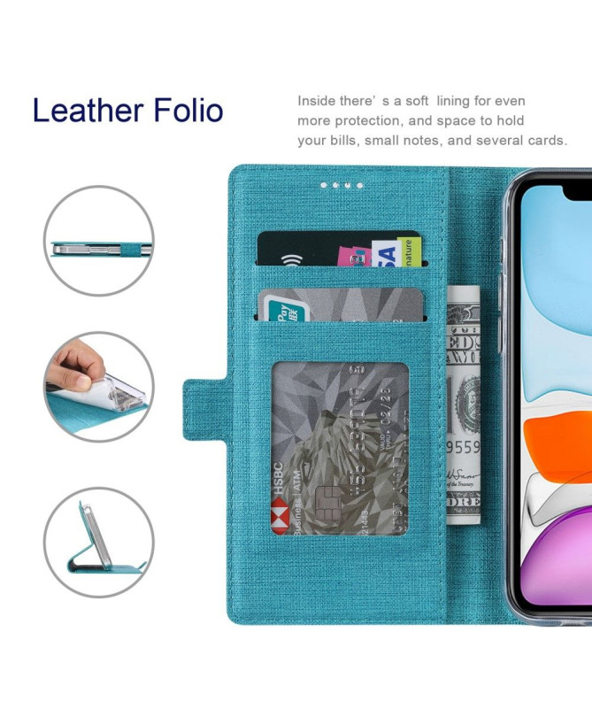 Housse Samsung Galaxy S22 5G croisillons fonction support