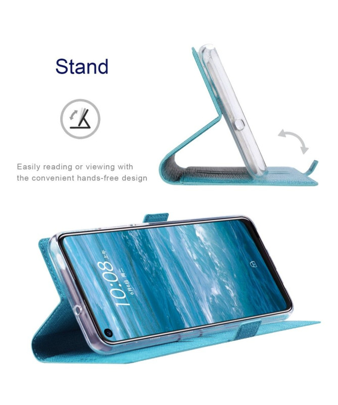 Housse Samsung Galaxy S22 5G croisillons fonction support