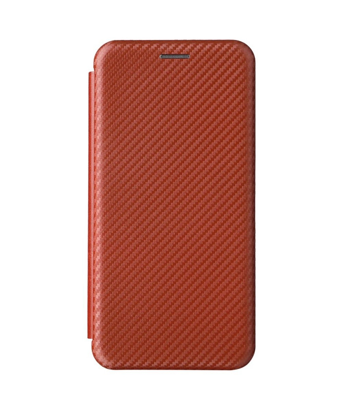 Housse Samsung Galaxy S22 5G simili cuir fibre de carbone