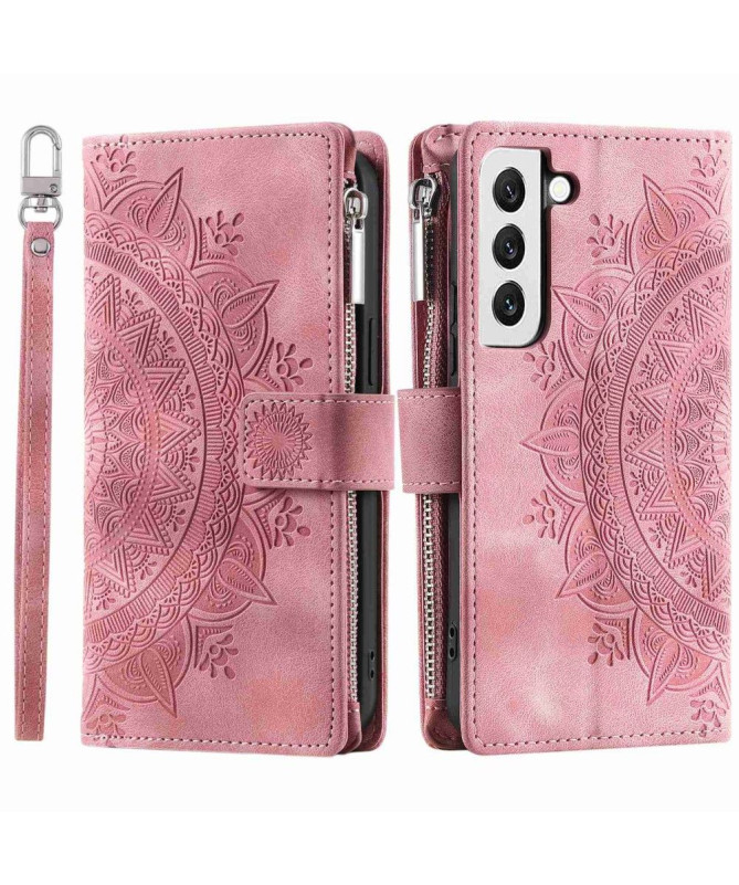 Housse Samsung Galaxy S21 5G Mandala Porte-Cartes