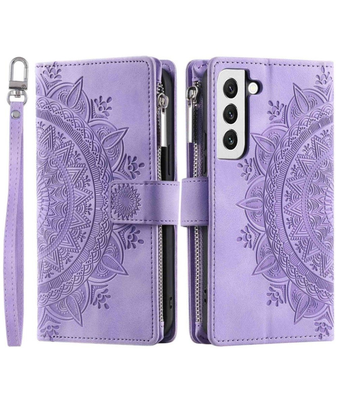 Housse Samsung Galaxy S21 5G Mandala Porte-Cartes