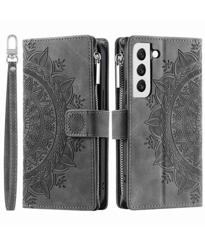 Housse Samsung Galaxy S21 5G Mandala Porte-Cartes