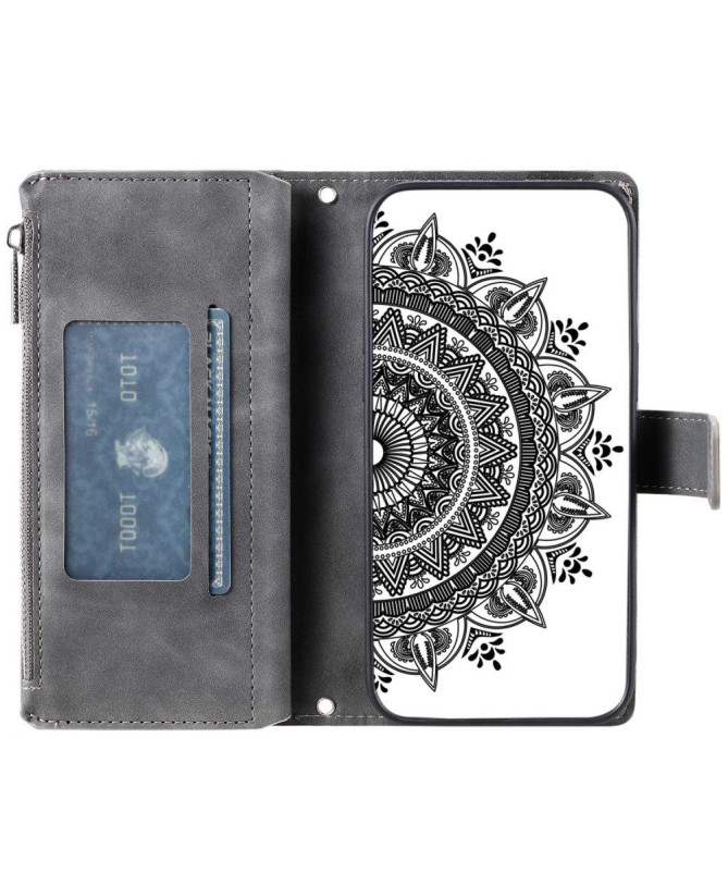 Housse Samsung Galaxy S21 5G Mandala Porte-Cartes