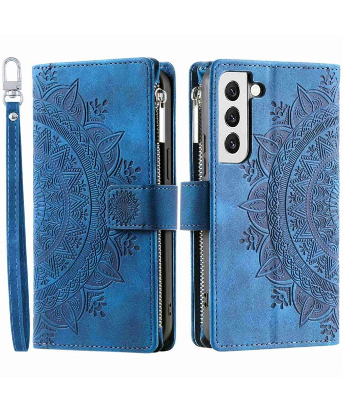 Housse Samsung Galaxy S21 5G Mandala Porte-Cartes