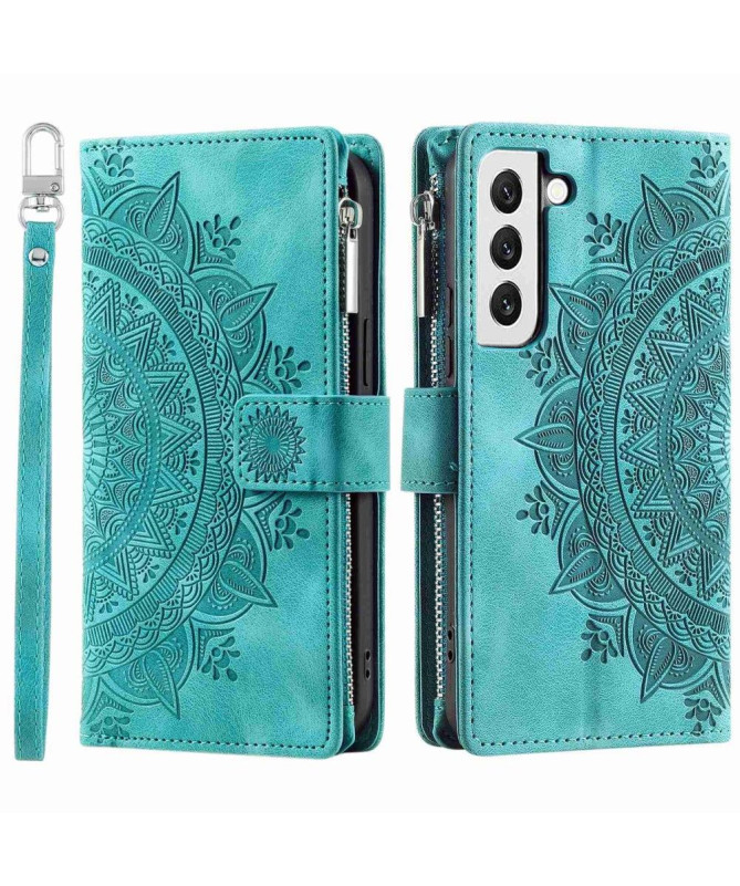 Housse Samsung Galaxy S21 5G Mandala Porte-Cartes