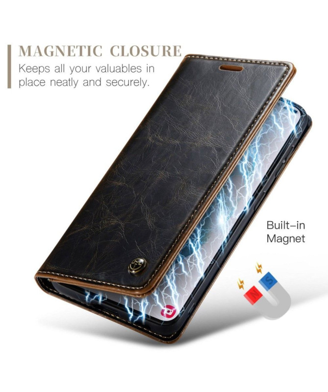 Flip Cover Samsung Galaxy S21 5G CASEME Simili Cuir Vintage