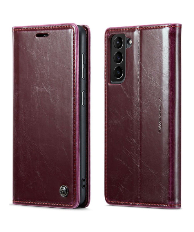 Flip Cover Samsung Galaxy S21 5G CASEME Simili Cuir Vintage