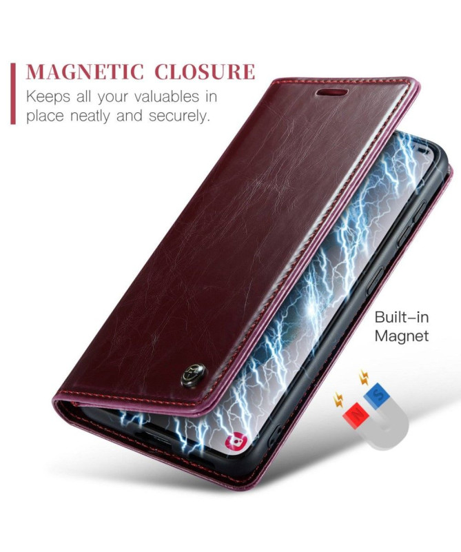 Flip Cover Samsung Galaxy S21 5G CASEME Simili Cuir Vintage