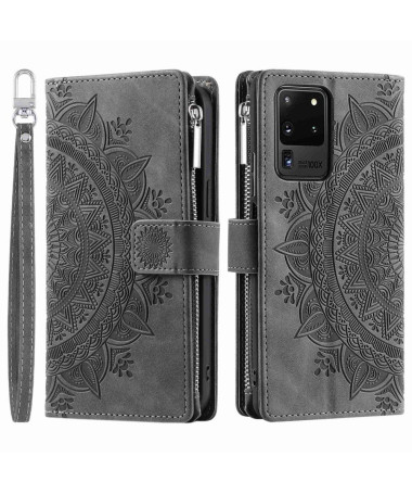 Housse Samsung Galaxy S20 Ultra Mandala Porte-Cartes