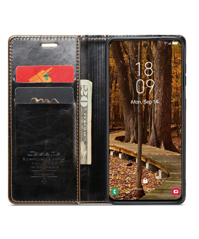 Flip Cover Samsung Galaxy S23 Plus CASEME Simili Cuir Vintage