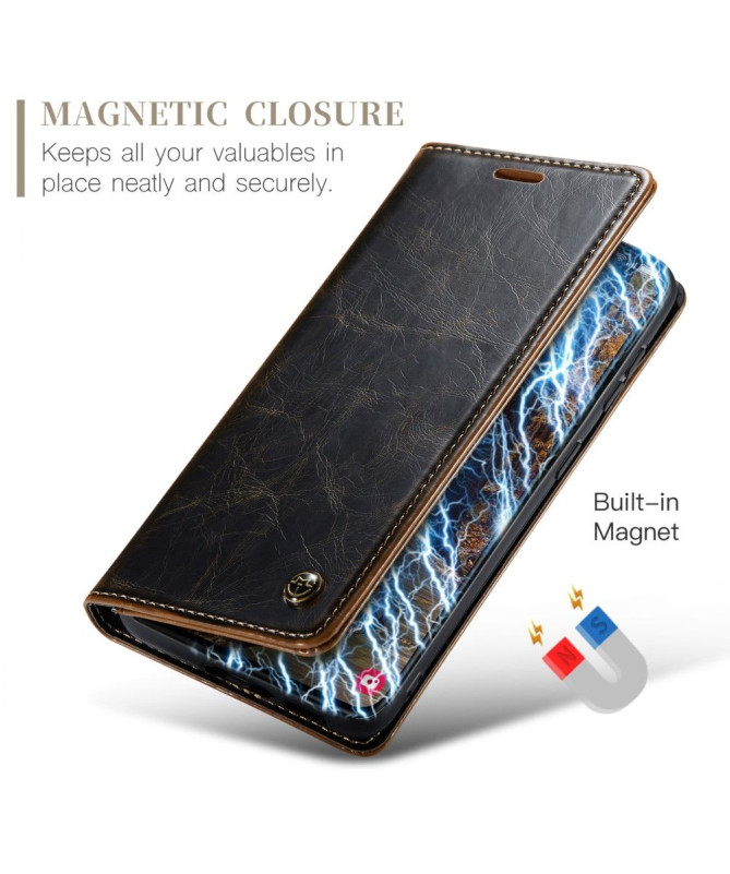 Flip Cover Samsung Galaxy S23 Plus CASEME Simili Cuir Vintage