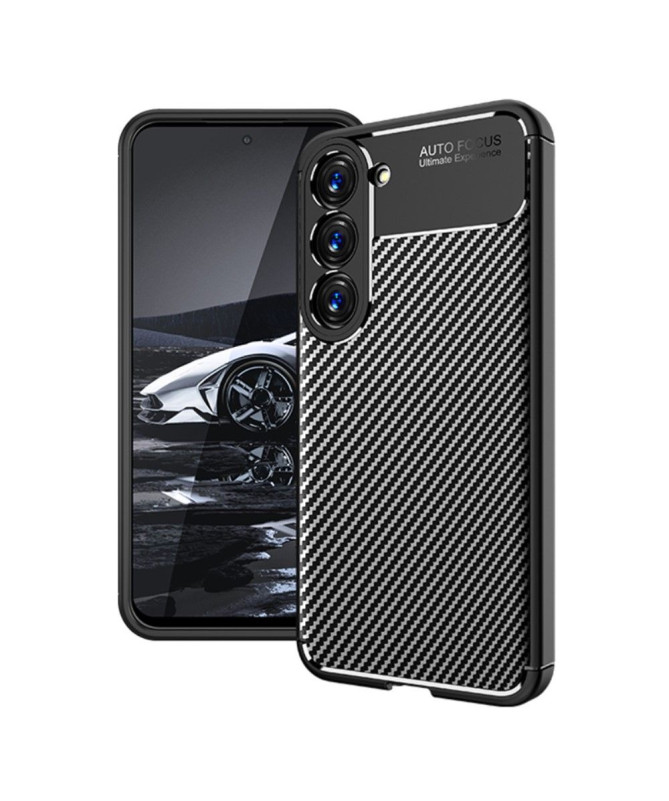 Coque Samsung Galaxy S23 Plus style fibre de carbone